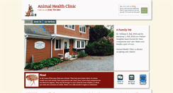 Desktop Screenshot of animalhealthclinicma.com